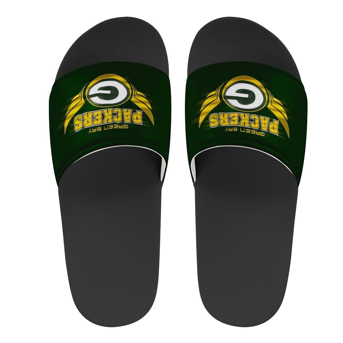 Youth Green Bay Packers Flip Flops 001